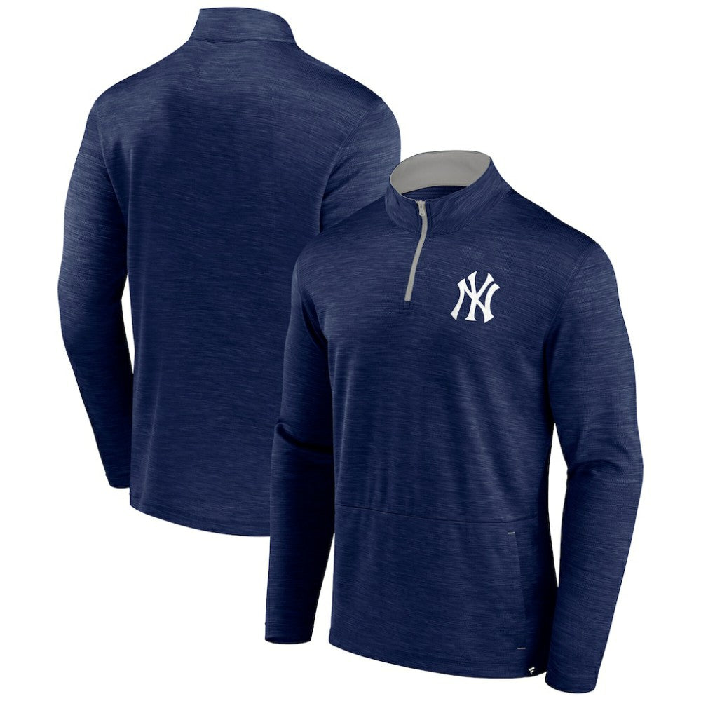 New York Yankees Fanatics Fundamentals Quarter-Zip Pullover Lifestyle