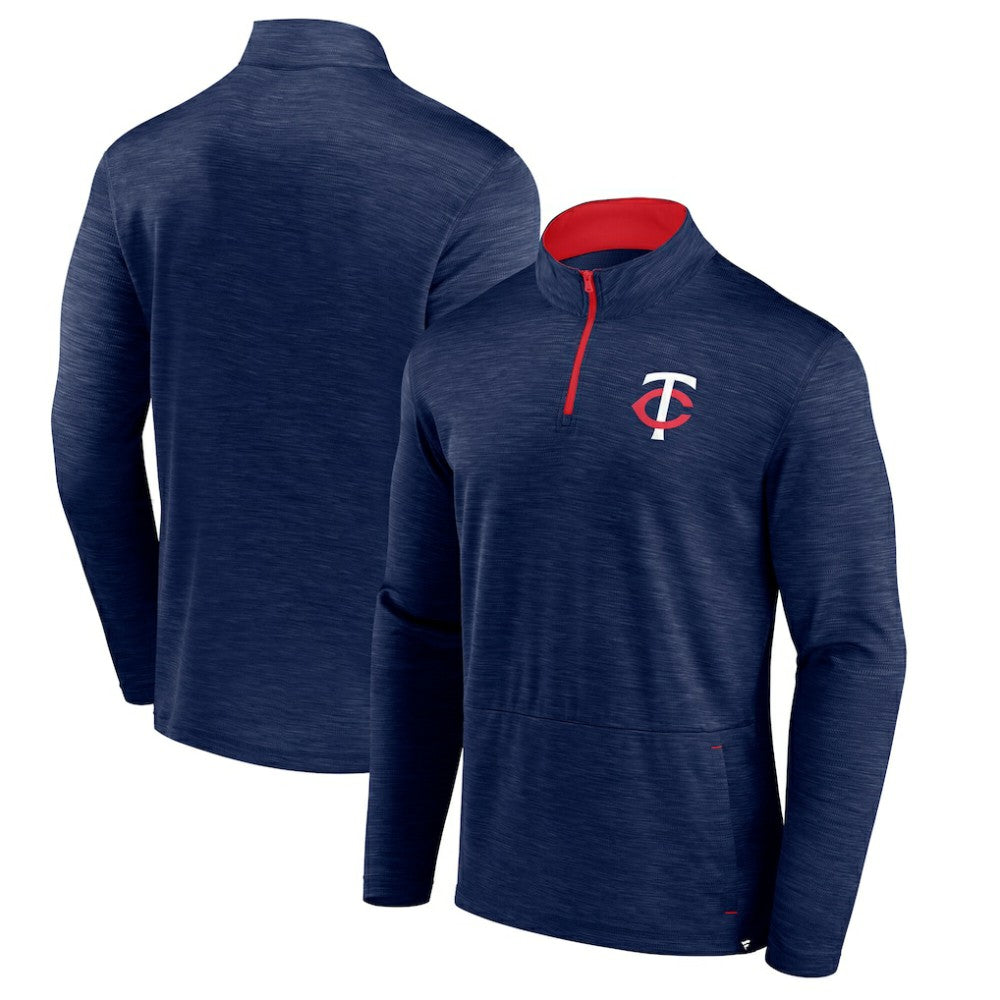 Minnesota Twins Fanatics Fundamentals Quarter-Zip Pullover for sale
