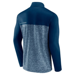 Seattle Kraken Fanatics Iconic Defender Quarter-Zip Jacket Deep Sea Blue