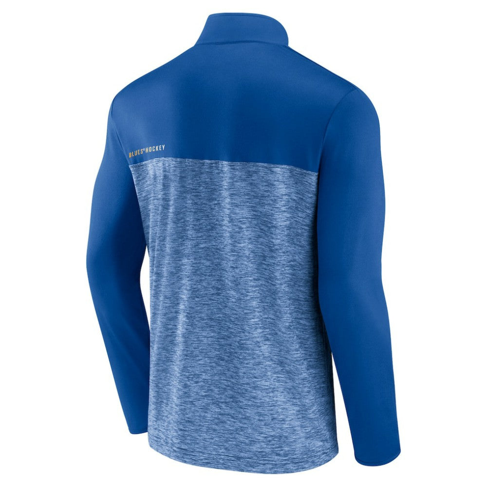 St. Louis Blues - Fanatics Iconic Defender Quarter-Zip Jacket Blue