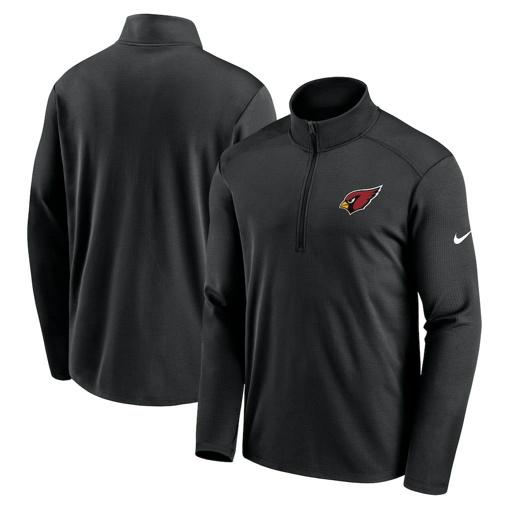 Arizona Cardinals Pacer Half-Zip Pullover Black - Nike