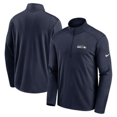 Seattle Seahawks Pacer Half-Zip Pullover College Navy - Nike