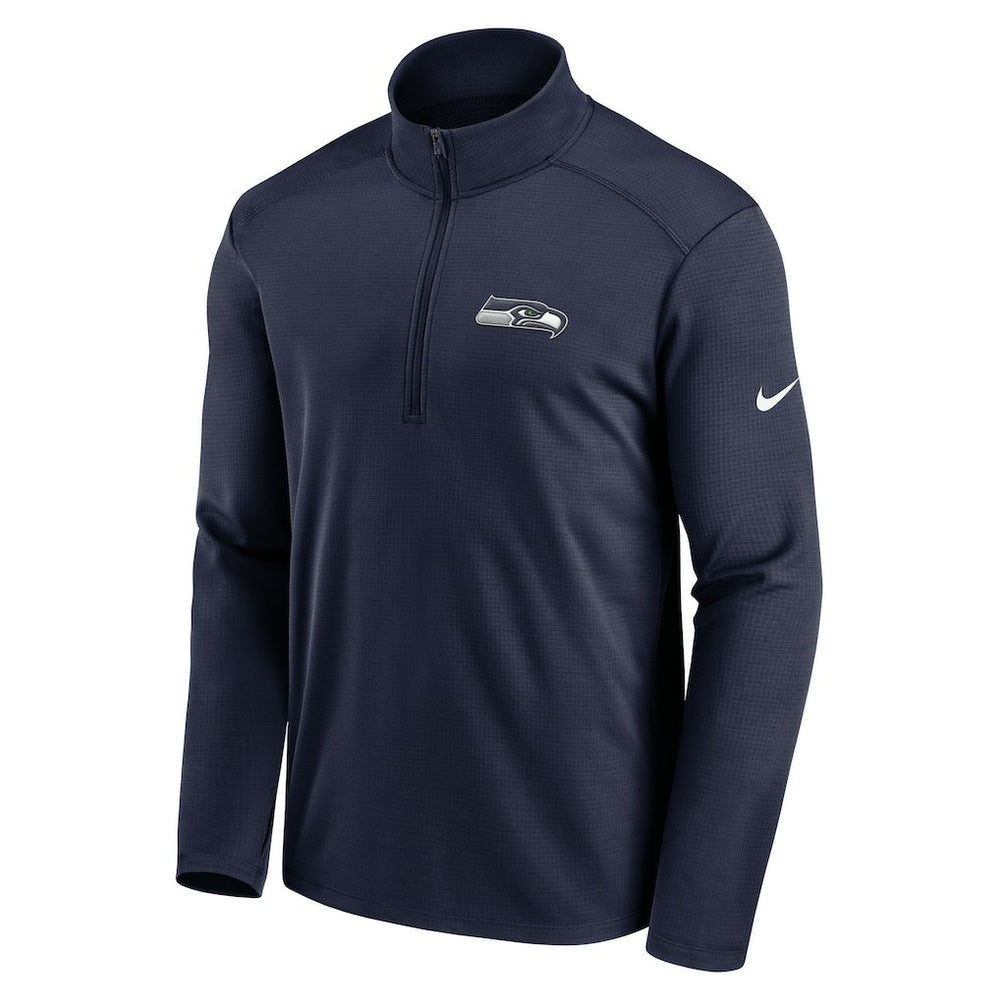 Seattle Seahawks Pacer Half-Zip Pullover College Navy - Nike
