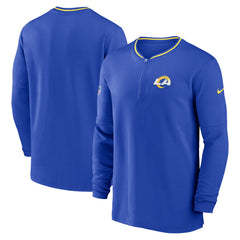 Los Angeles Rams Coach Half-Zip Sweatshirt Royal - Nike