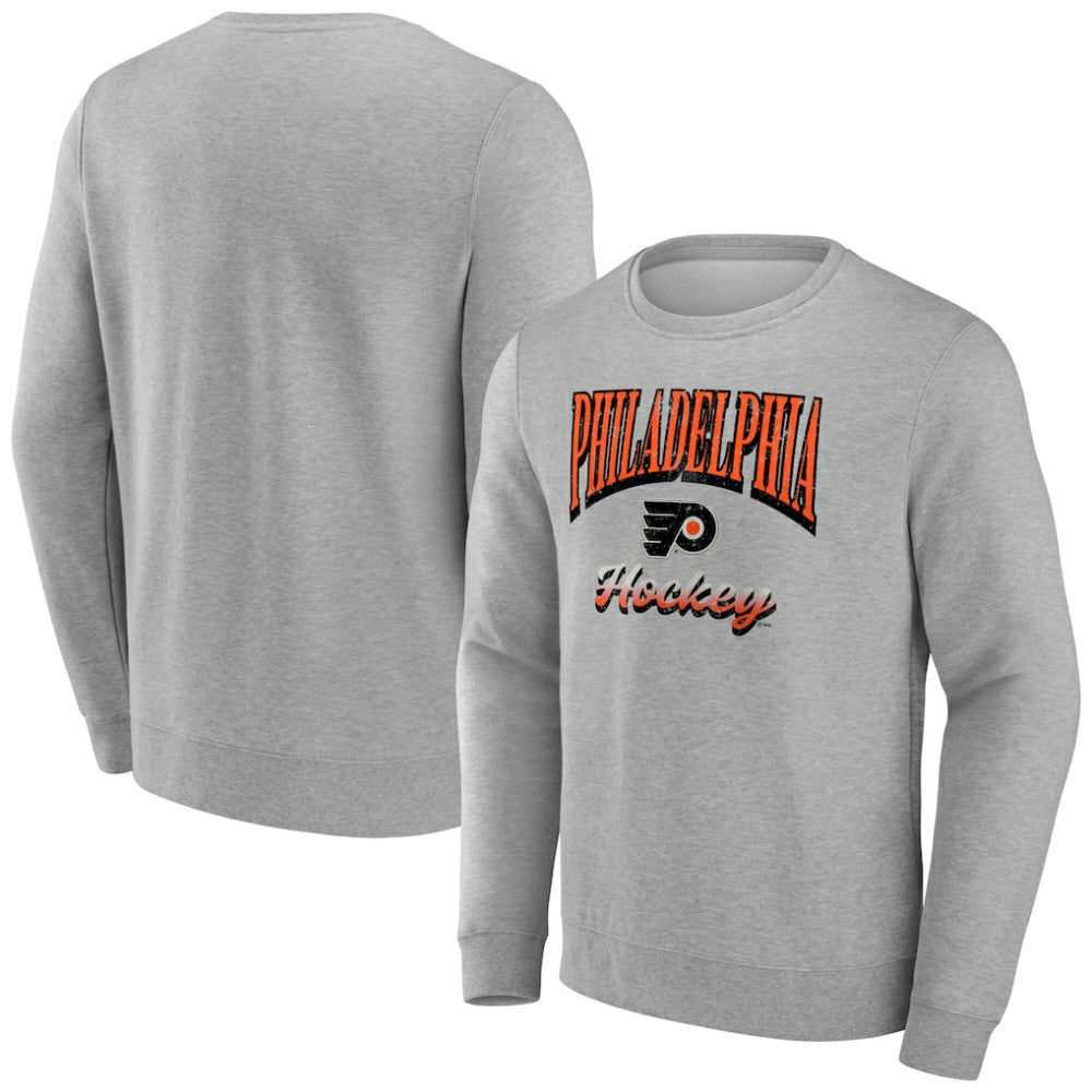 Philadelphia Flyers - Fanatics Light the Candle Fleece Pullover Sweatshirt Gray
