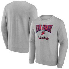 New Jersey Devils - Fanatics Light the Candle Fleece Pullover Sweatshirt Gray