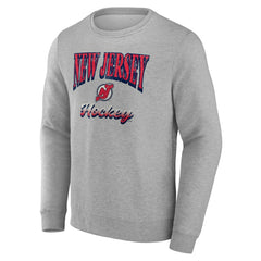 New Jersey Devils - Fanatics Light the Candle Fleece Pullover Sweatshirt Gray