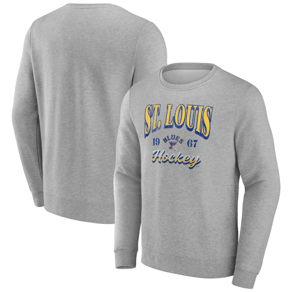 Fanatics St. Louis Blues - Gray Nimbus Fleece Pullover Sweatshirt