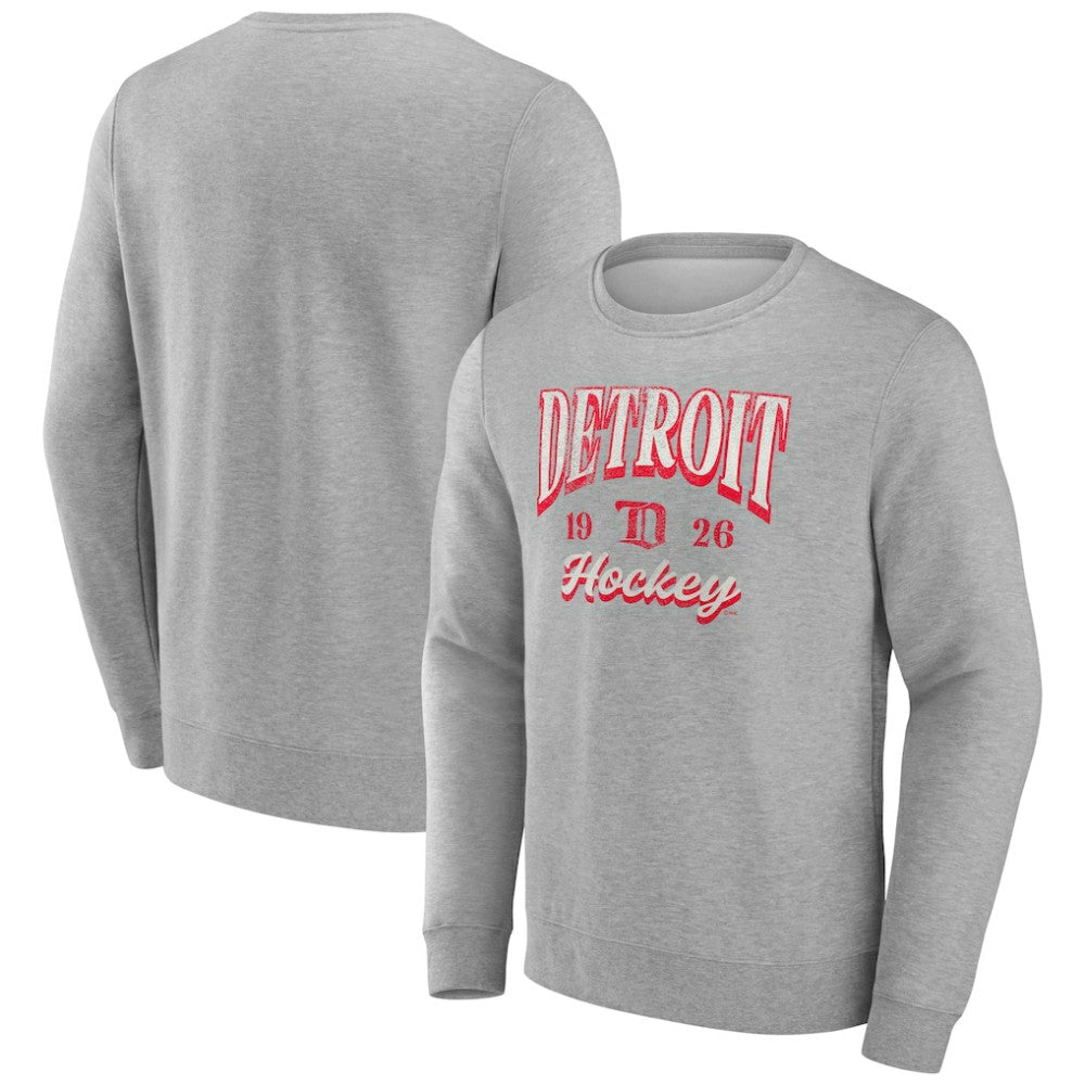 Fanatics Detroit Red Wings - Gray Nimbus Fleece Pullover Sweatshirt