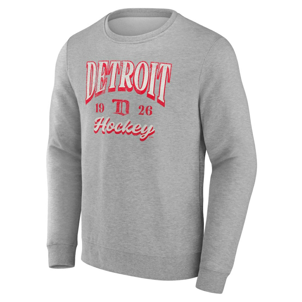 Fanatics Detroit Red Wings - Gray Nimbus Fleece Pullover Sweatshirt