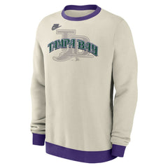Tampa Bay Rays Nike Cooperstown Collection Fleece Pullover Sweatshirt Lifestyle
