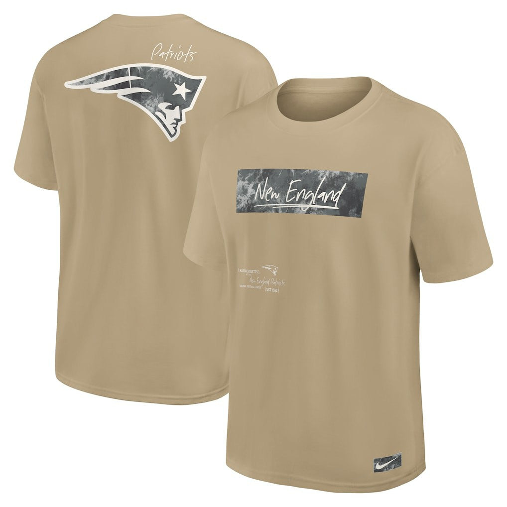New England Patriots Statement Max90 T-Shirt Tan - Nike