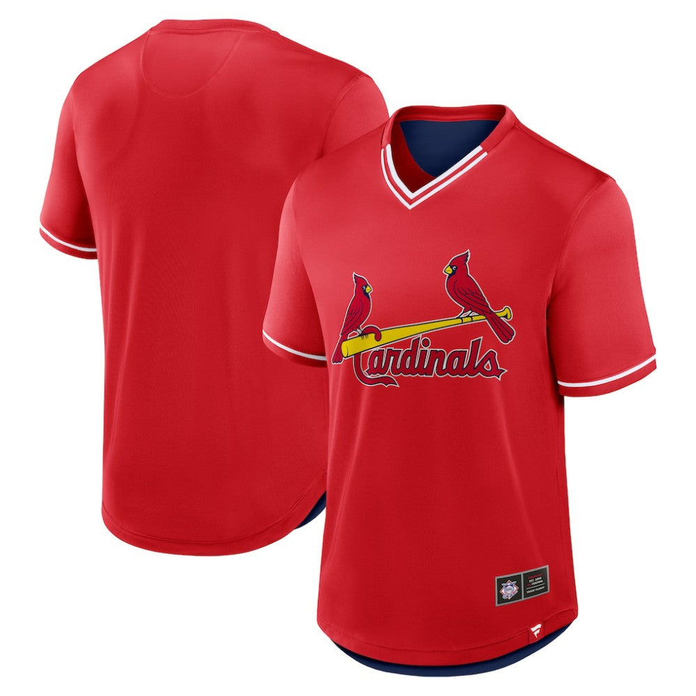 St. Louis Cardinals Fanatics Fantastic Finish V-Neck Fashion T-Shirt for sale