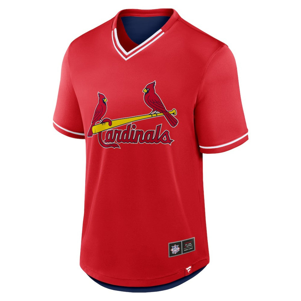 St. Louis Cardinals Fanatics Fantastic Finish V-Neck Fashion T-Shirt for sale