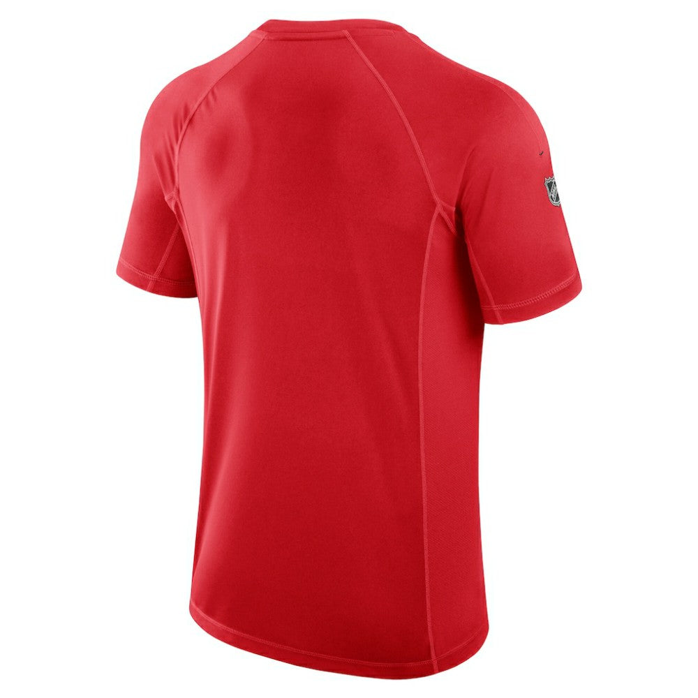 Calgary Flames - Fanatics Authentic Pro Rink Tech T-Shirt Red