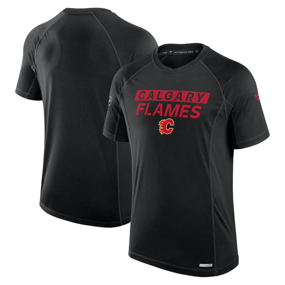 Calgary Flames - Fanatics Authentic Pro Rink Tech T-Shirt Black