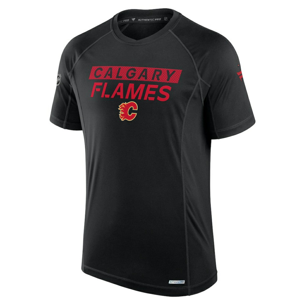 Calgary Flames - Fanatics Authentic Pro Rink Tech T-Shirt Black
