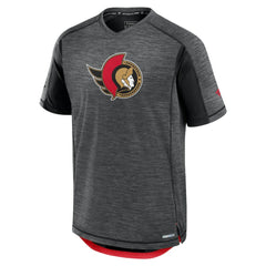 Ottawa Senators - Fanatics Authentic Pro Rink Performance T-Shirt Heather Charcoal