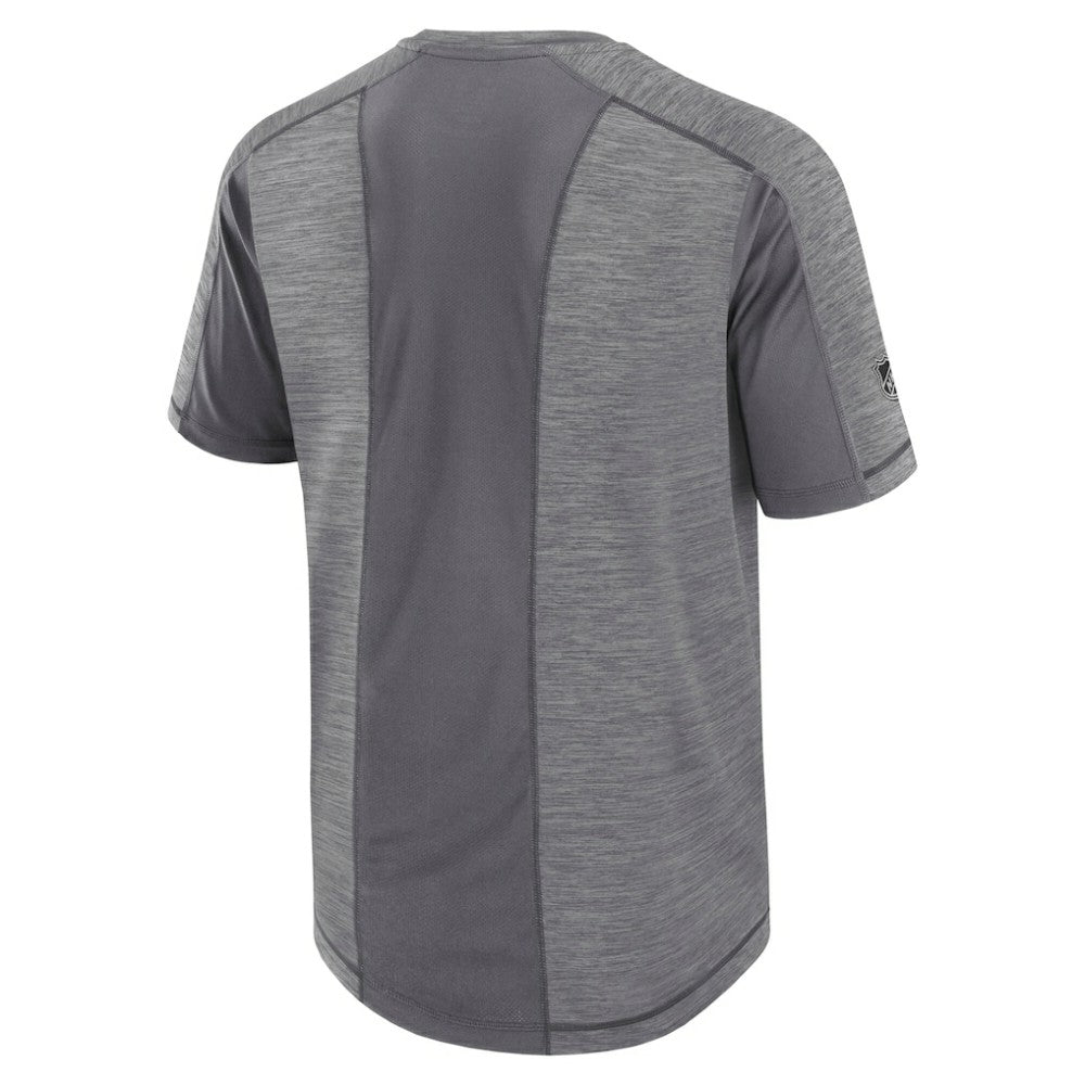 New Jersey Devils - Fanatics Authentic Pro Rink Performance T-Shirt Heather Gray