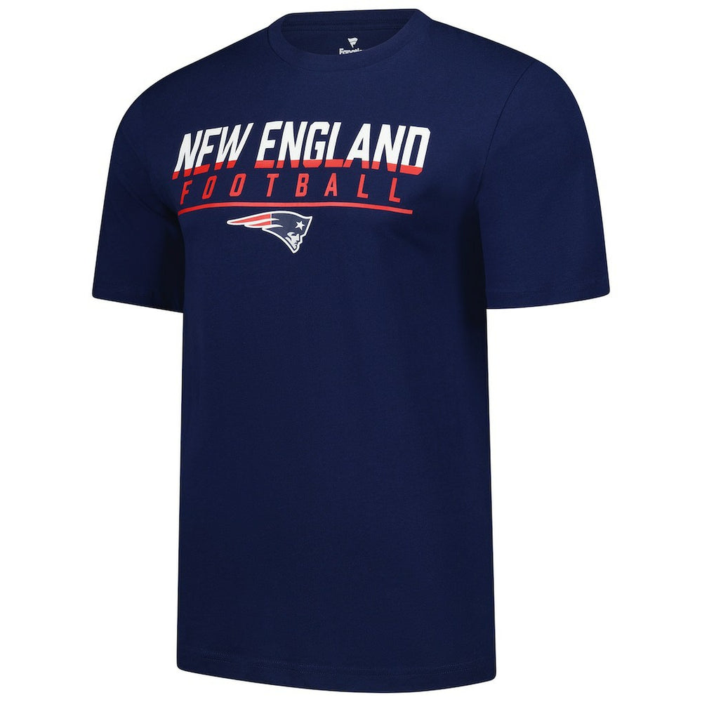 New England Patriots Blocked T-Shirt Navy - Fanatics