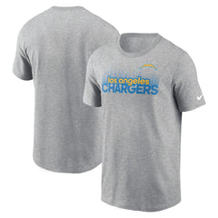 Los Angeles Chargers Local Essential T-Shirt Heather Gray - Nike