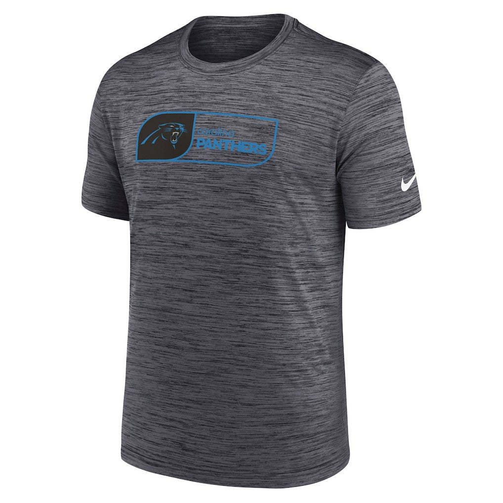 Carolina Panthers Velocity Jock Tag Performance T-Shirt Black - Nike