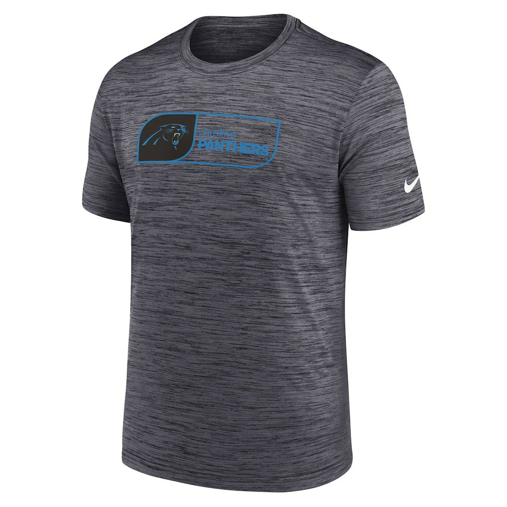 Carolina Panthers Velocity Jock Tag Performance T-Shirt Black - Nike