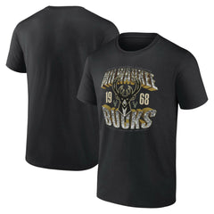 Fanatics - Milwaukee Bucks Quick Strides T-Shirt - Black