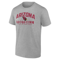 Arizona Cardinals Screen Blocking T-Shirt Heather Gray - Fanatics