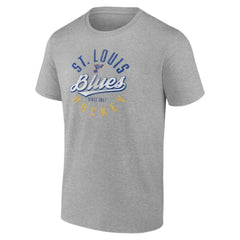 St. Louis Blues - Fanatics Emblem T-Shirt Gray