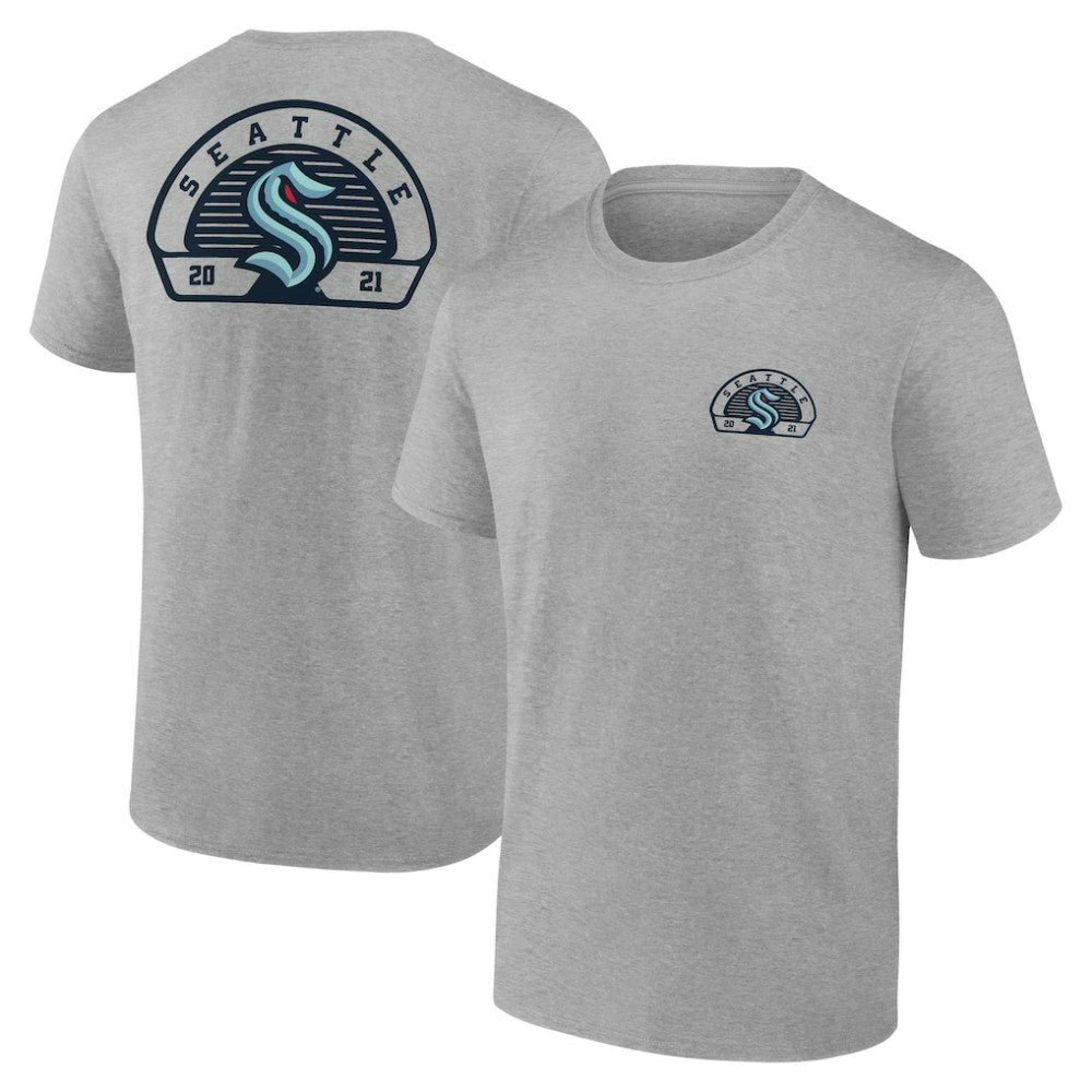 Seattle Kraken Fanatics Valor T-Shirt Gray