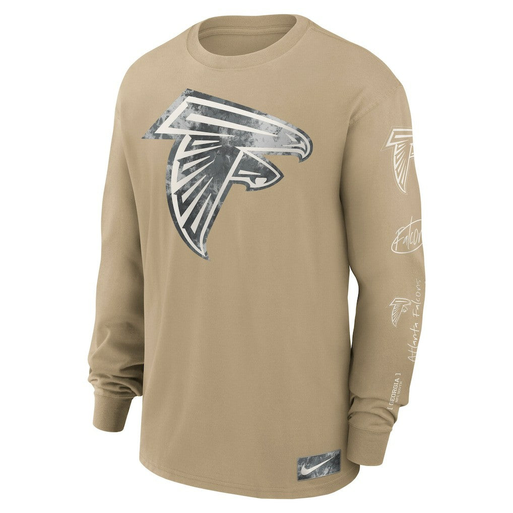 Atlanta Falcons Essential Statement Max90 Long Sleeve T-Shirt Tan - Nike