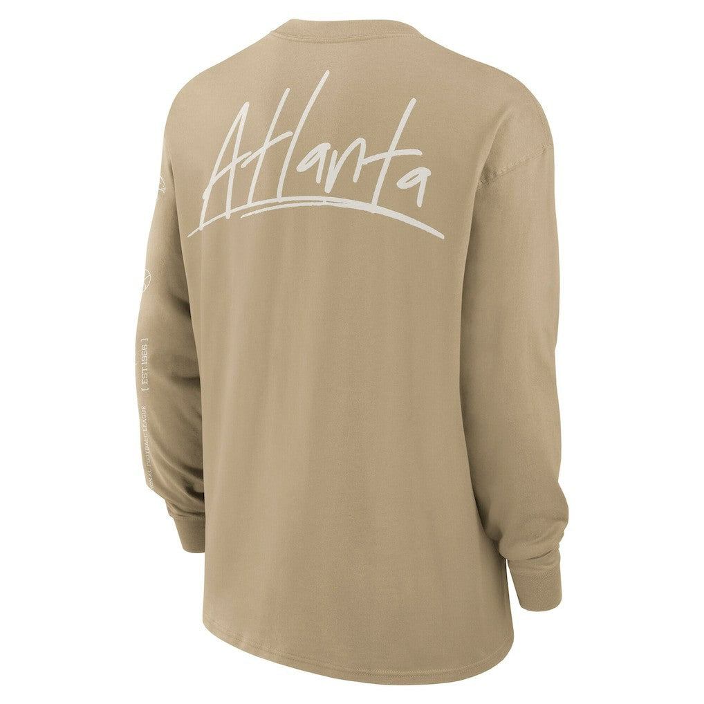 Atlanta Falcons Essential Statement Max90 Long Sleeve T-Shirt Tan - Nike
