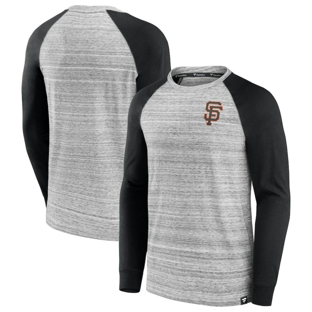 San Francisco Giants Fanatics Iconic Streaky Raglan Long Sleeve T-Shirt Online