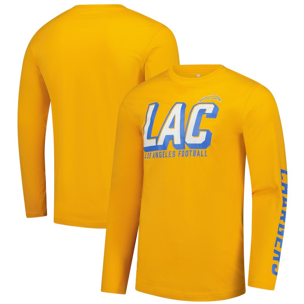 Los Angeles Chargers Long Sleeve T-Shirt Gold - Fanatics