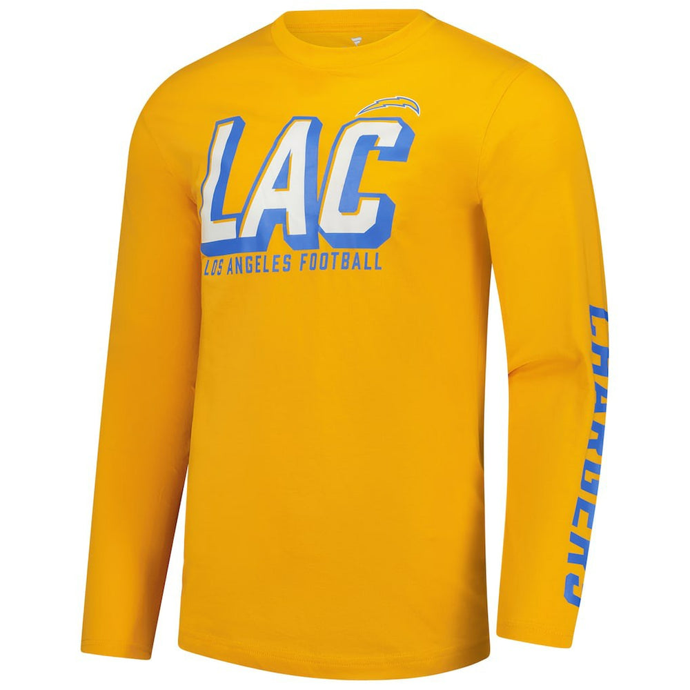 Los Angeles Chargers Long Sleeve T-Shirt Gold - Fanatics