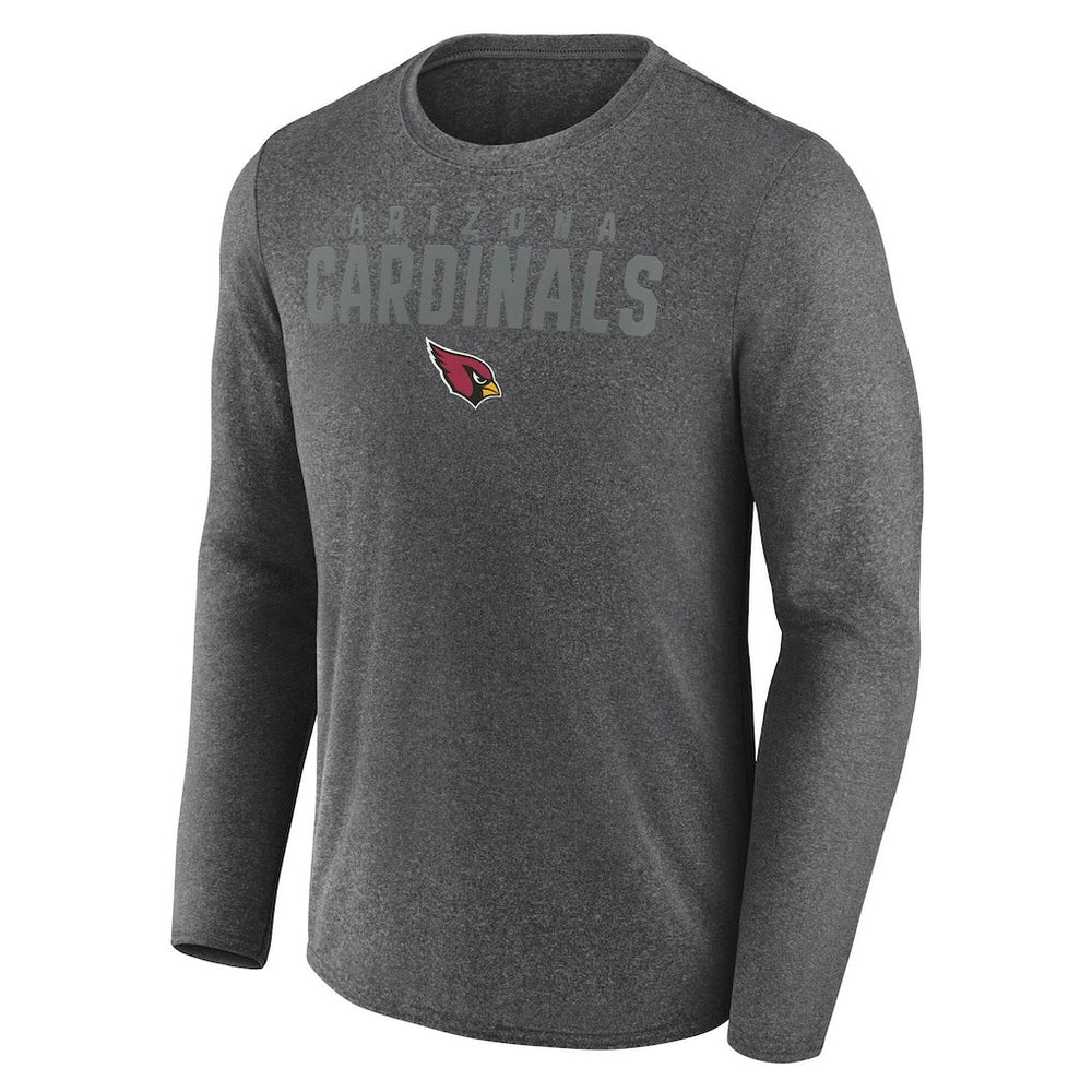 Arizona Cardinals Blackout Long Sleeve T-Shirt Heather Charcoal - Fanatics