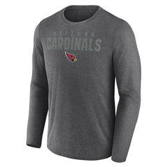 Arizona Cardinals Blackout Long Sleeve T-Shirt Heather Charcoal - Fanatics