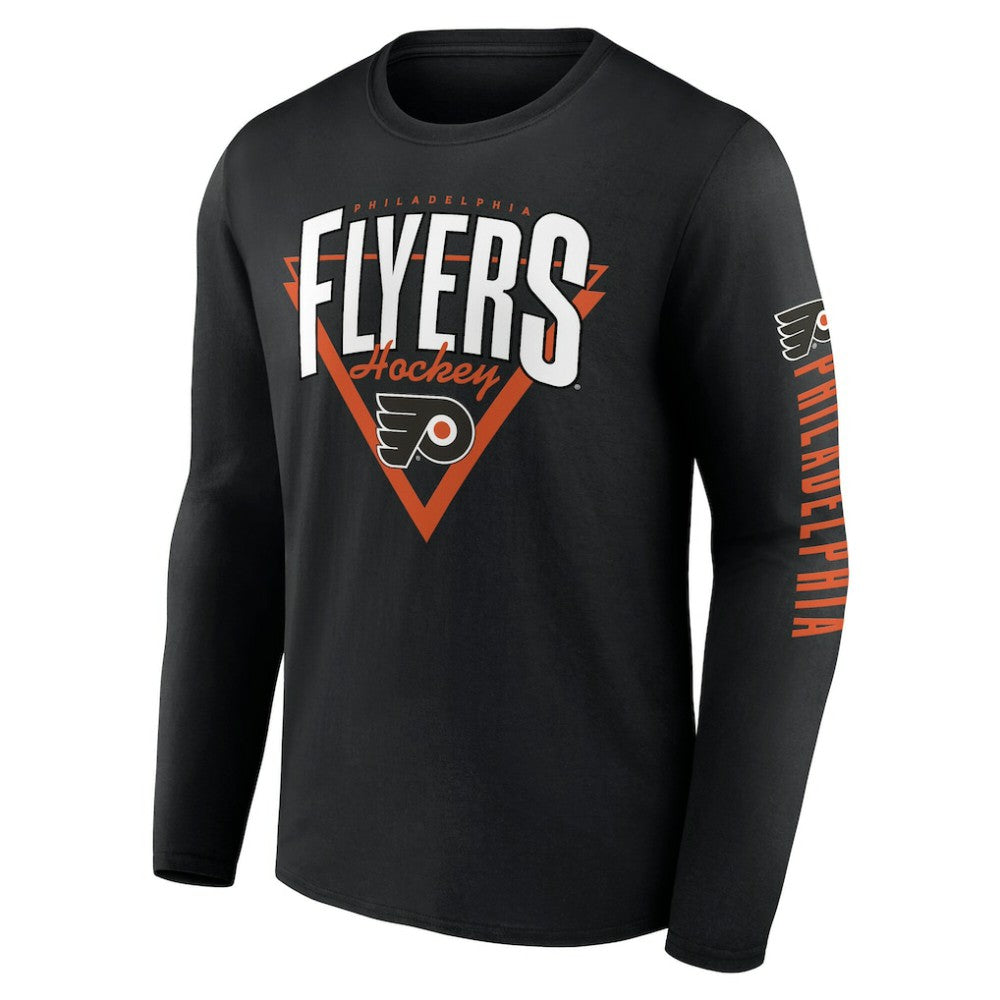 Philadelphia Flyers - Fanatics Headline Long Sleeve T-Shirt Black