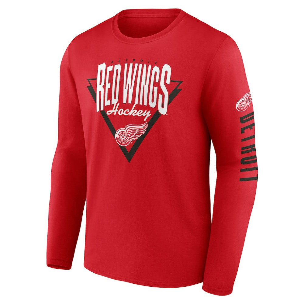 Detroit Red Wings - Fanatics Headline Long Sleeve T-Shirt Red