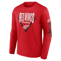 Detroit Red Wings - Fanatics Headline Long Sleeve T-Shirt Red