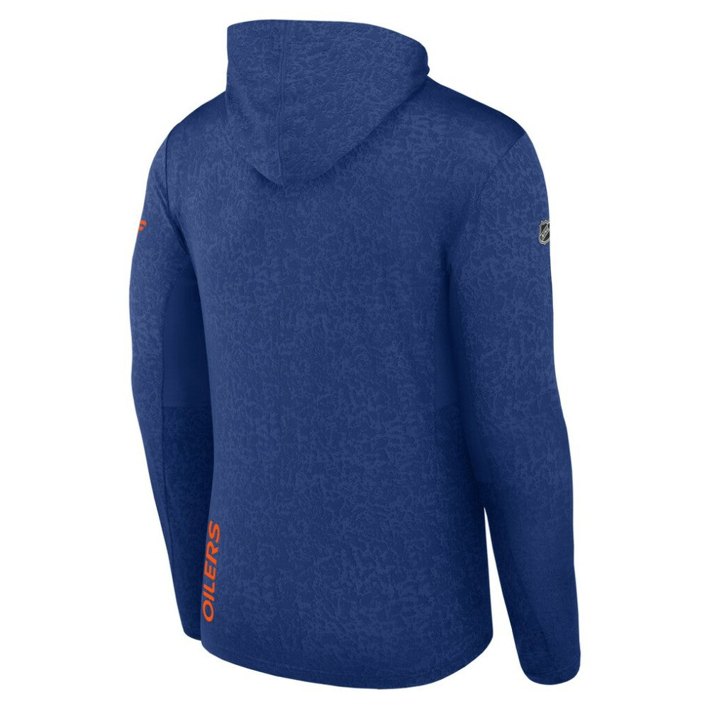 Edmonton Oilers - Fanatics Authentic Pro Lightweight Pullover Hoodie Royal