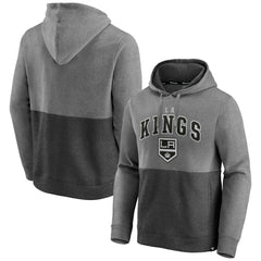 Los Angeles Kings - Fanatics Block Party Signature Pullover Hoodie Heather Gray/Heather Charcoal