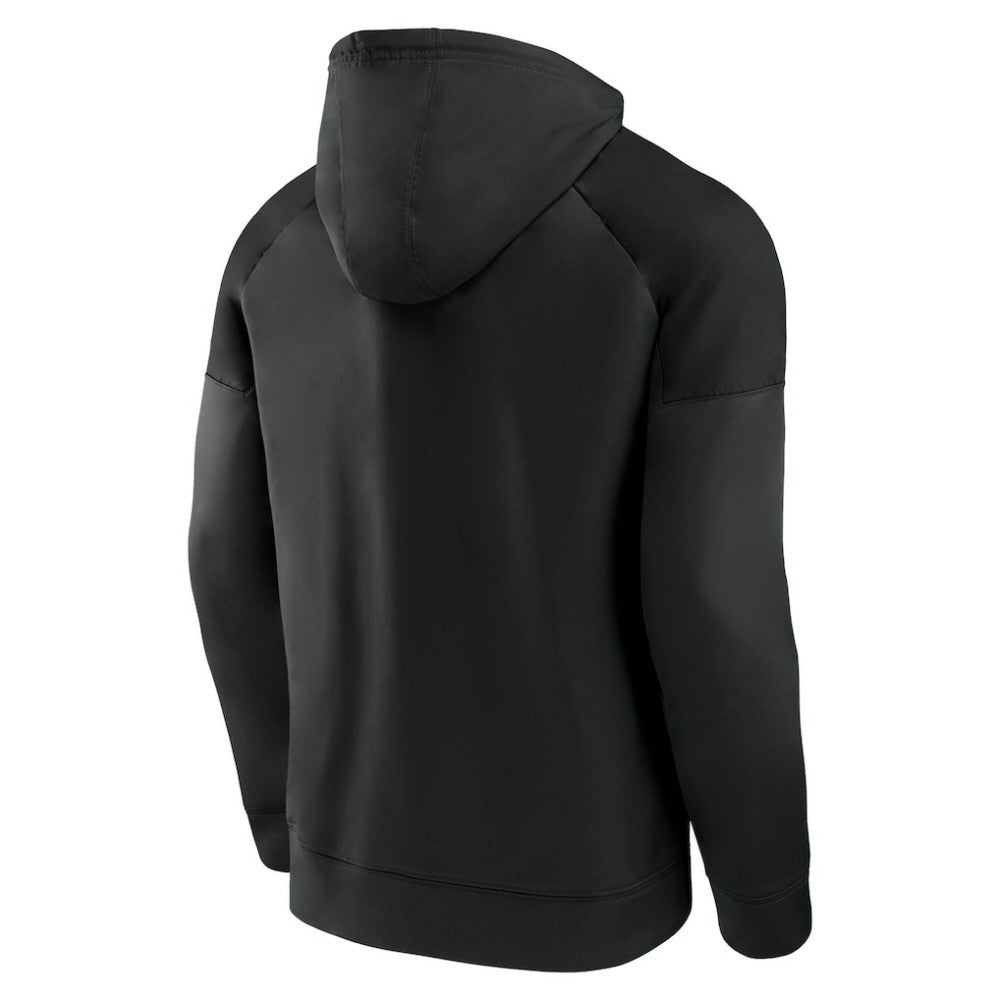 Calgary Flames - Fanatics Black Ice Defender Raglan Pullover Hoodie