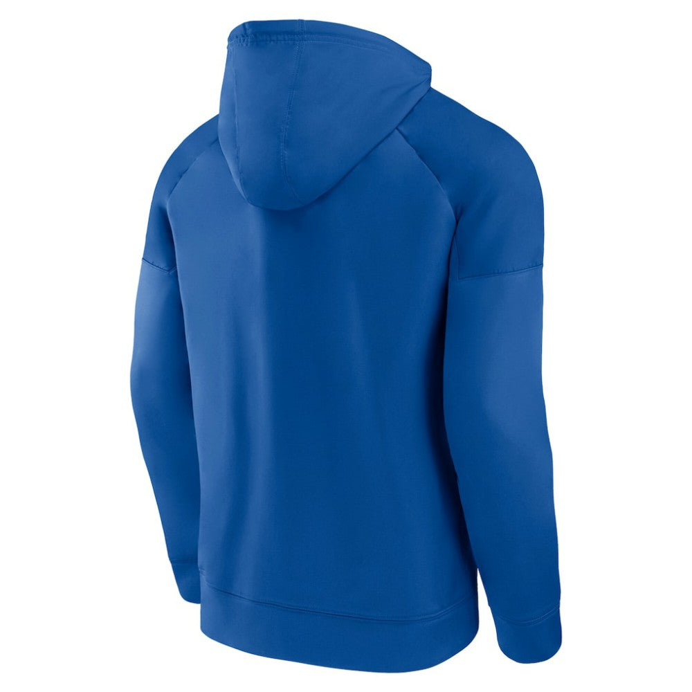 St. Louis Blues - Fanatics Iconic Defender Raglan Pullover Hoodie Royal