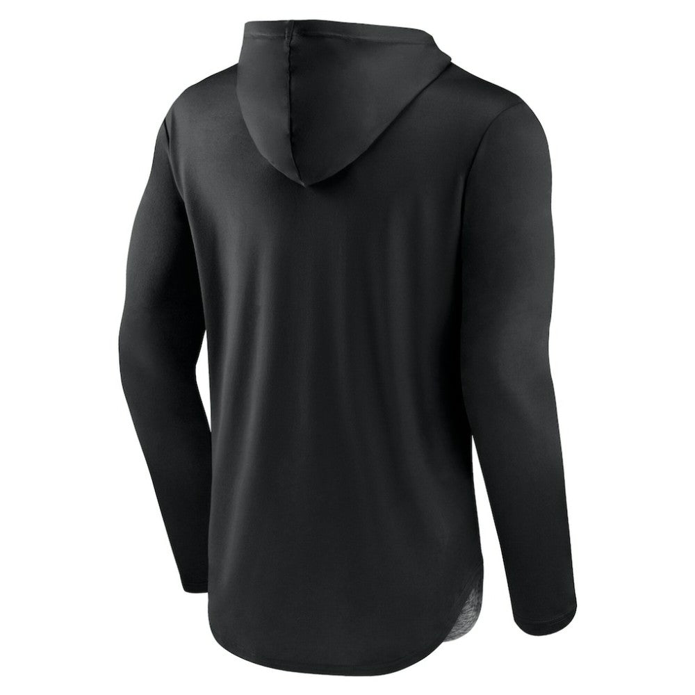St. Louis Blues - Fanatics Iconic Defender Pullover Hoodie Black/Heather Charcoal
