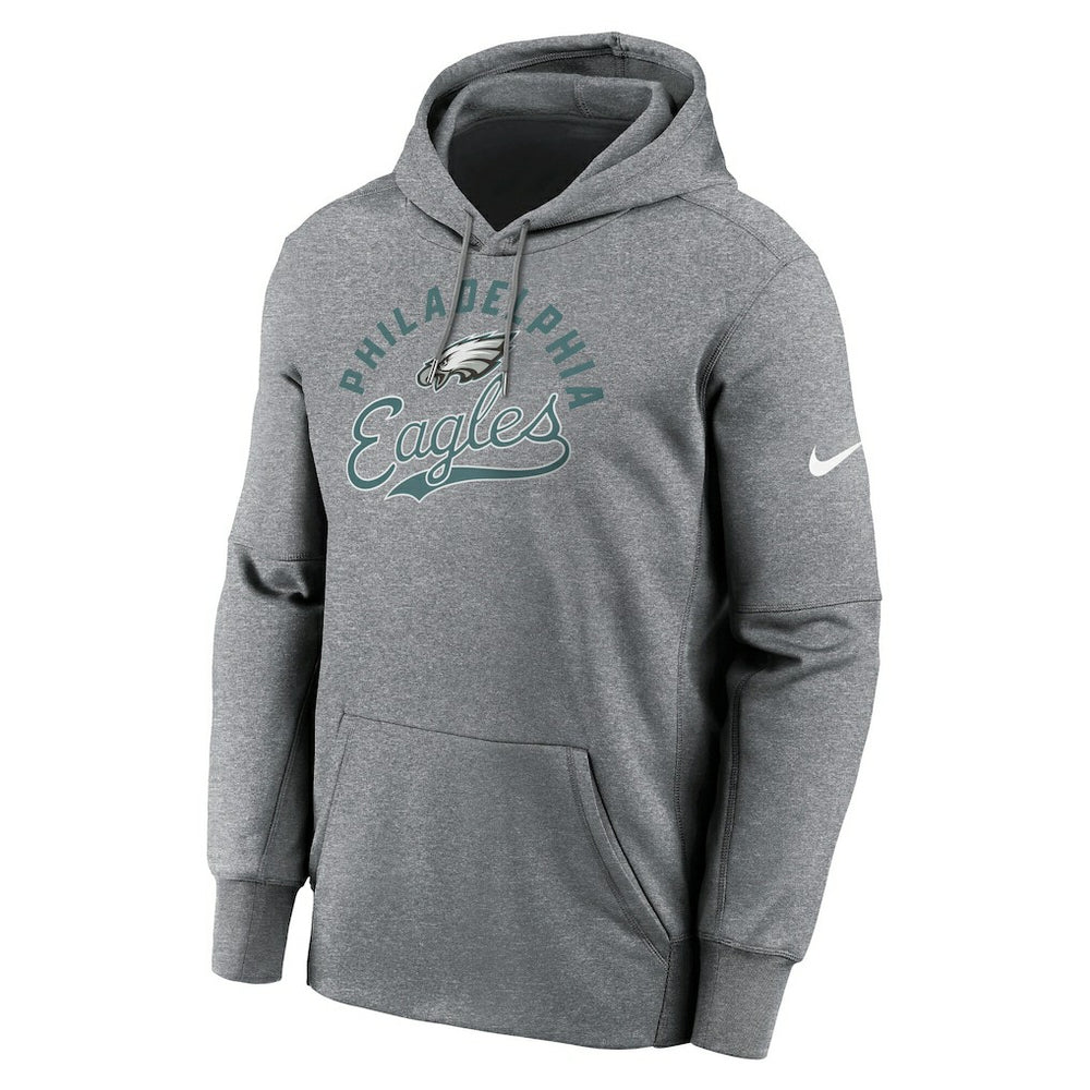 Philadelphia Eagles Performance Fleece Pullover Hoodie Heather Gray - Nike