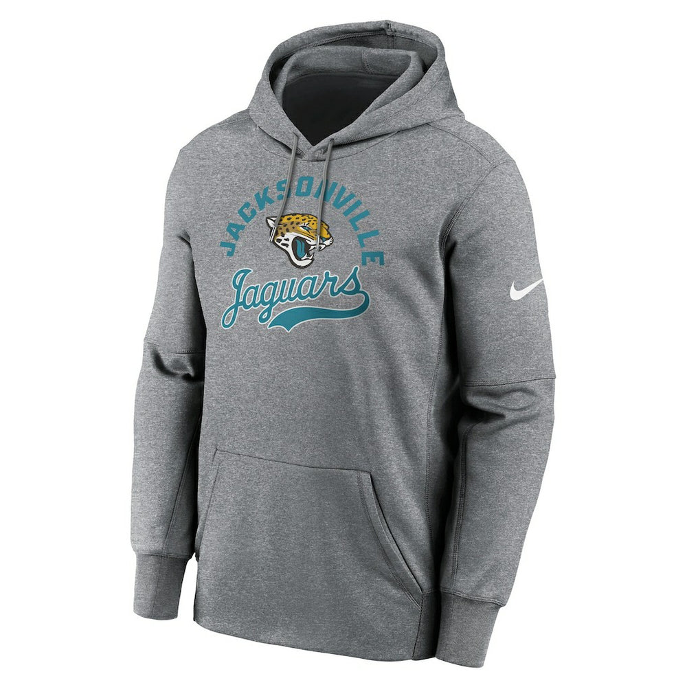 Jacksonville Jaguars Performance Fleece Pullover Hoodie Heather Gray - Nike