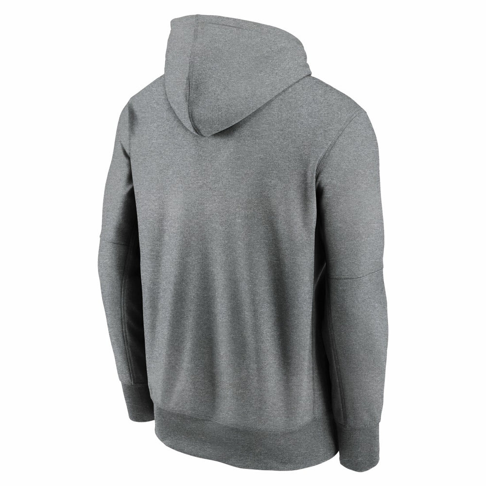 New York Jets Performance Fleece Pullover Hoodie Heather Gray - Nike