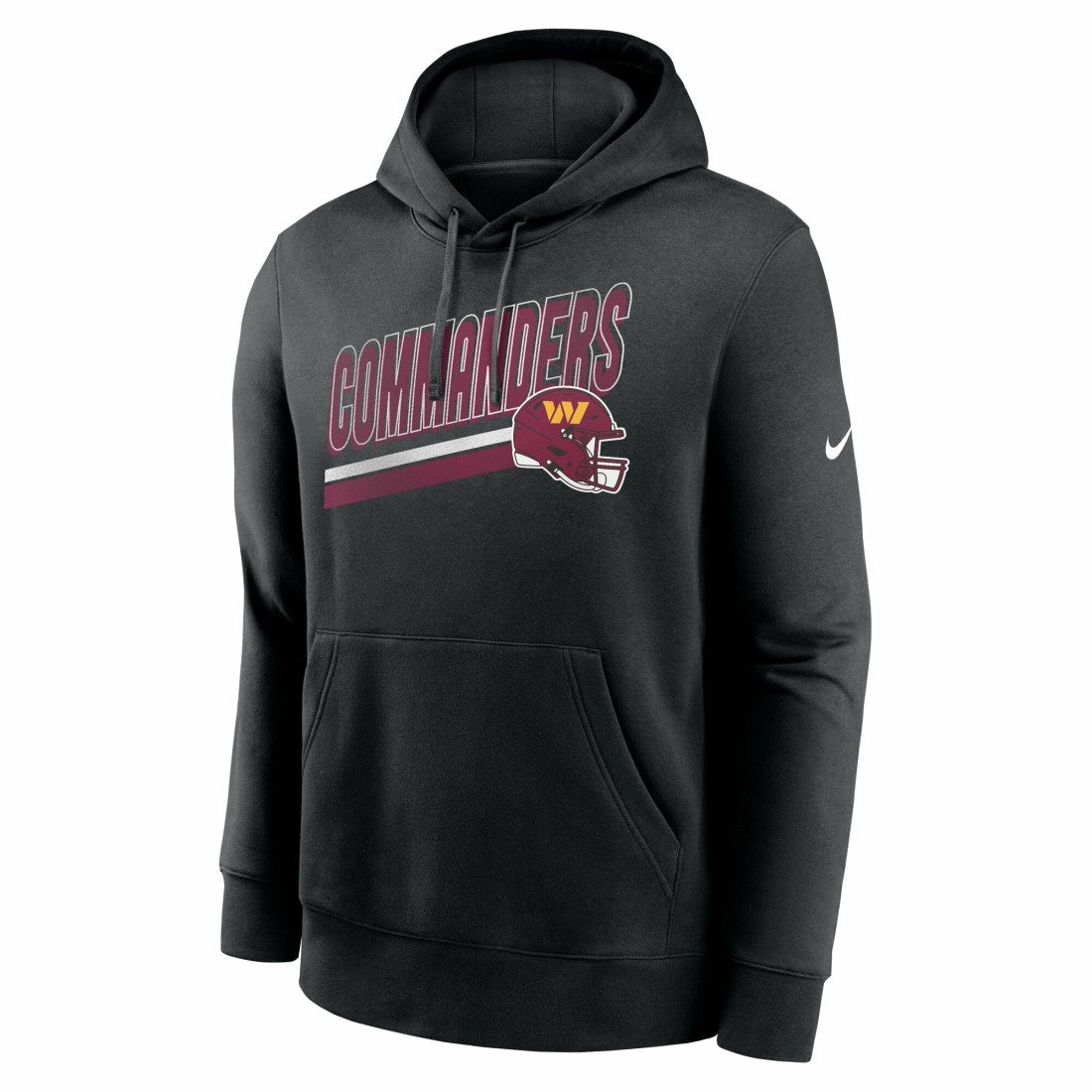 Washington Commanders Club Fleece Pullover Hoodie Black - Nike